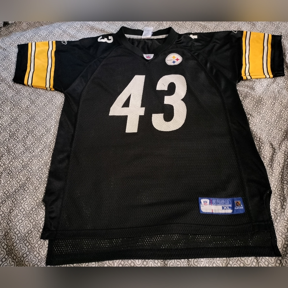 Troy Polamalu #43 Jersey Pittsburgh Steelers Size XL Young (18-20)